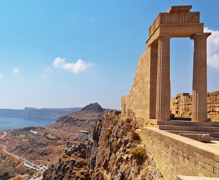 ACROPOLIS OF LINDOS IN AUGMENTED REALITY & WINE TASTING