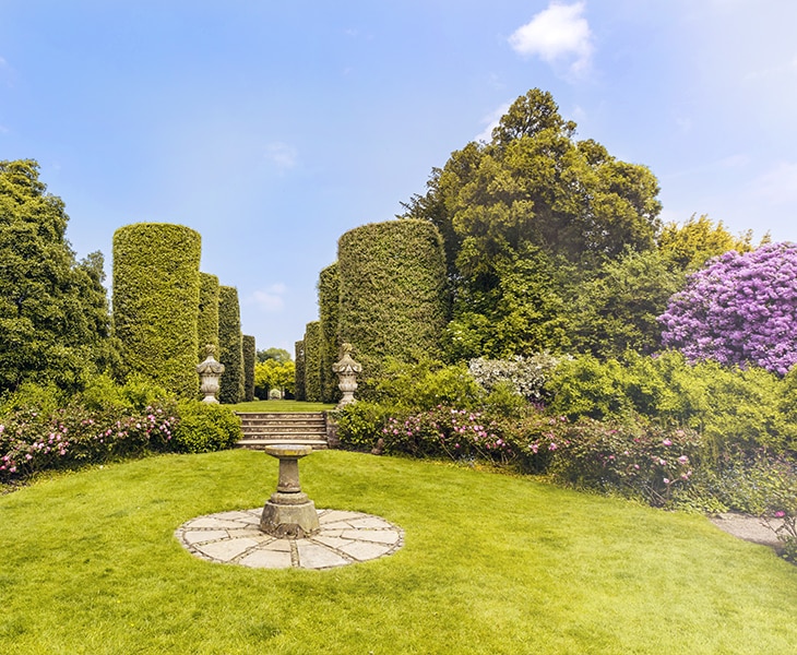 EXCURSÃO PELO JARDIM DE ARLEY HALL COM O JARDINEIRO CHEFE