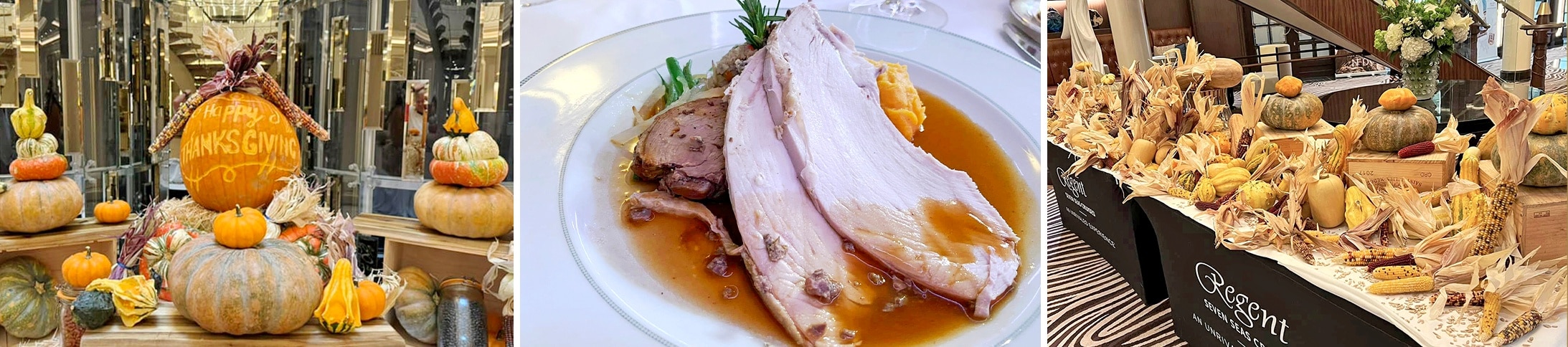 How Thanksgiving is celebrated on a luxury cruise