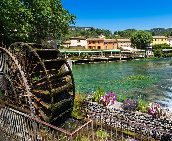 VILAS MAGNÍFICAS DE FONTAINE DE VAUCLUSE 