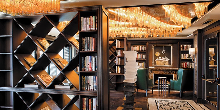 the library aboard seven seas explorer cruise ship