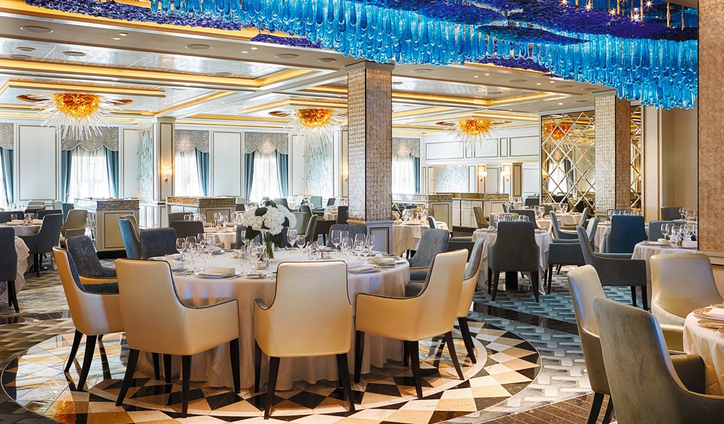 regent seven seas cruises menus