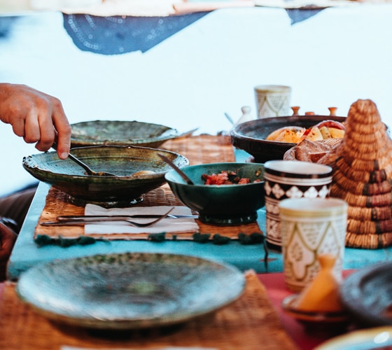 Chef Tour and Moroccan Cooking Class