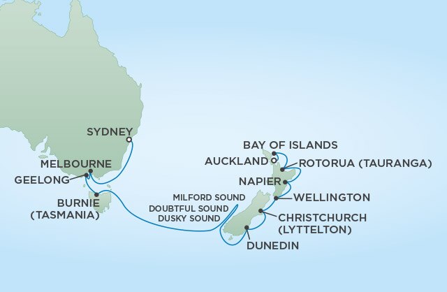 Sydney to Auckland