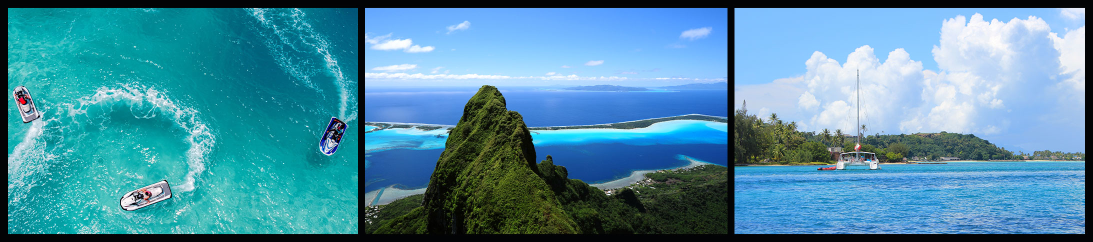 The beautiful beaches of Bora Bora