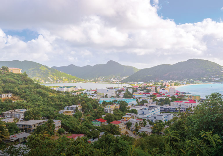 Vibrant stage setup at Hall and Oates concert in 2025