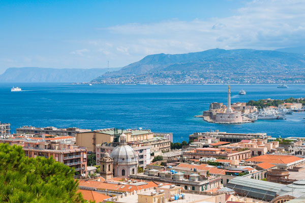 Stunning Strait of                                            Messina