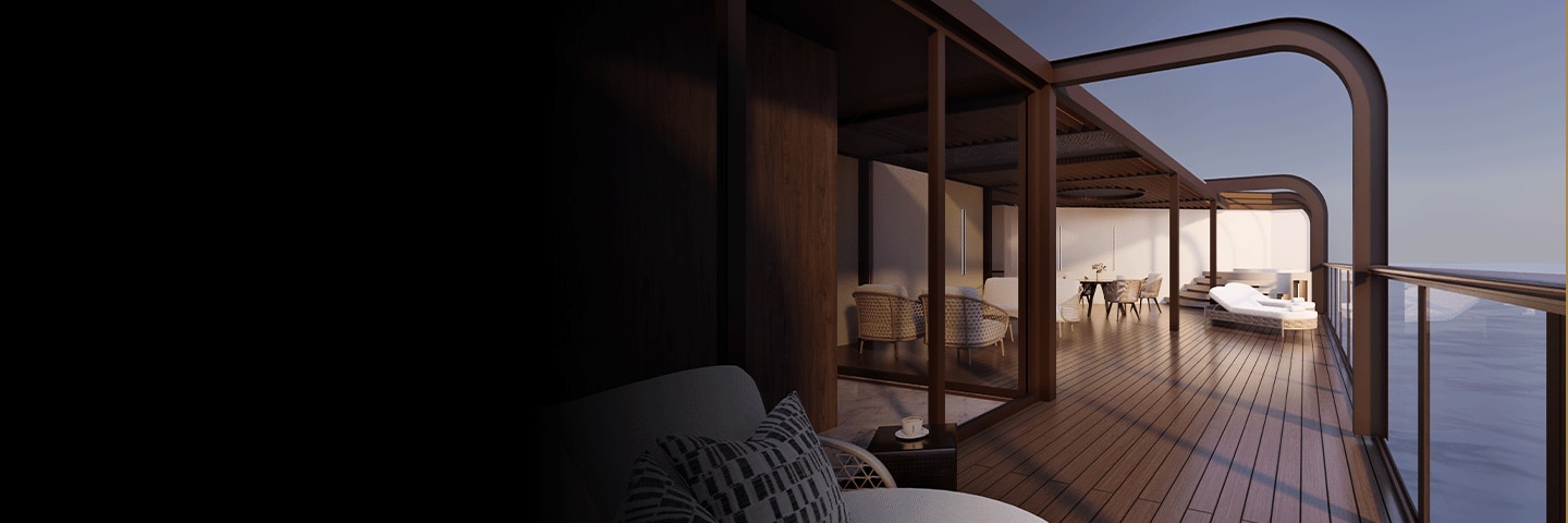 New Skyview Luna Suite aboard Seven Seas Prestige