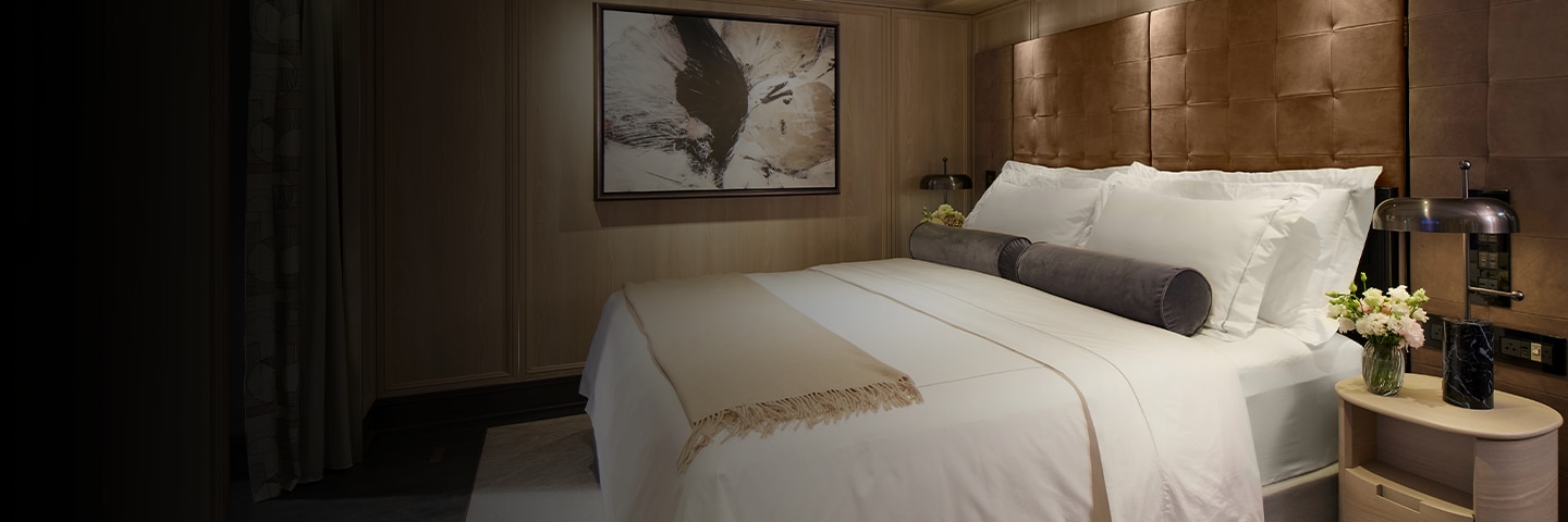 Luxurious bedding from Regent Seven Seas Cruises