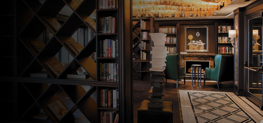 library aboard seven seas explorer