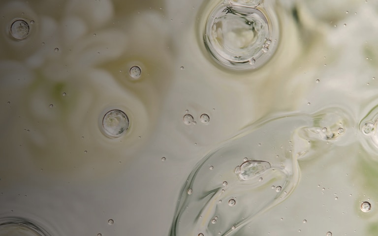 Bolhas refrescantes