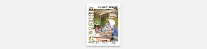 Epicurean Perfection brochure cover art