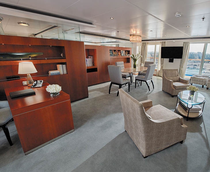 Master Suite Virtual Tour aboard seven seas voyager cruise ship