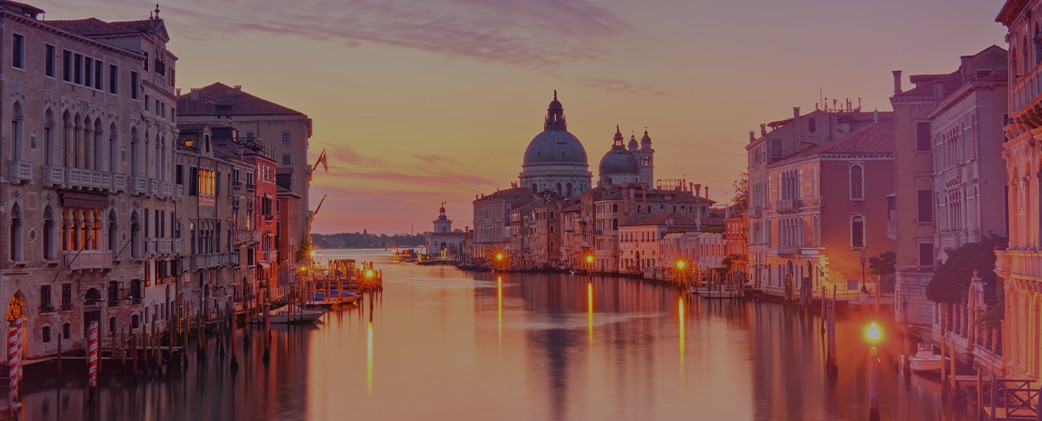 The Grand Canal in Venice, Italy