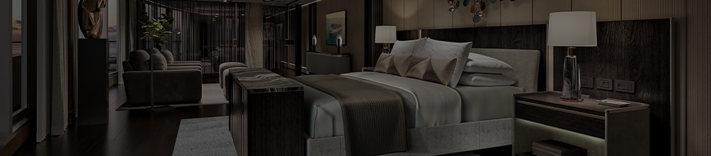 Seven Seas Prestige Flou Bed for Regent Suite guests