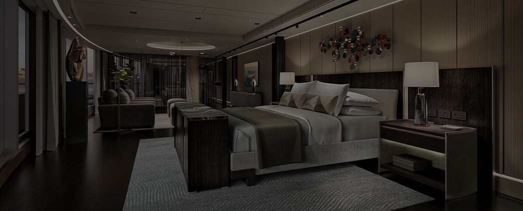 Seven Seas Prestige Flou Bed for Regent Suite guests