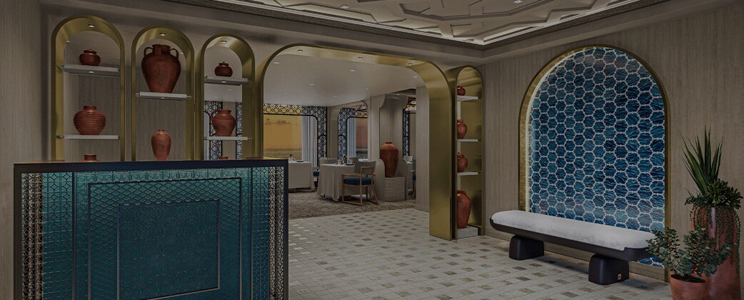 New Mediterranean Restaurant onboard Seven Seas Prestige