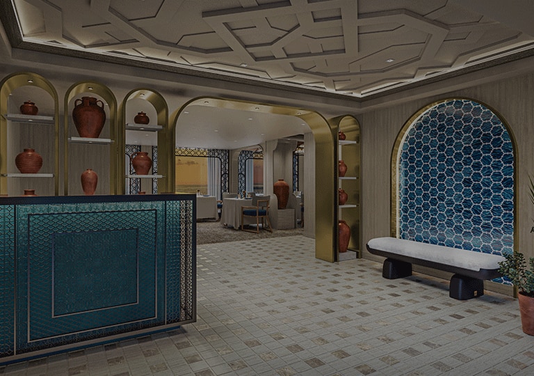 New Mediterranean Restaurant onboard Seven Seas Prestige