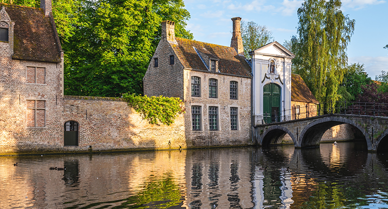 Princely Beguinage Ten Wijngaerde in Bruges, Belgium
