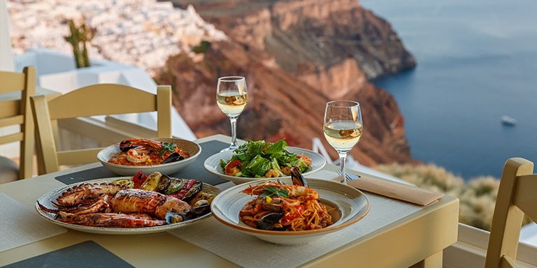 Santorini's Artemis Winery, OIA & Fira Visits