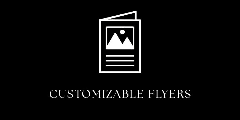 customizable flyers