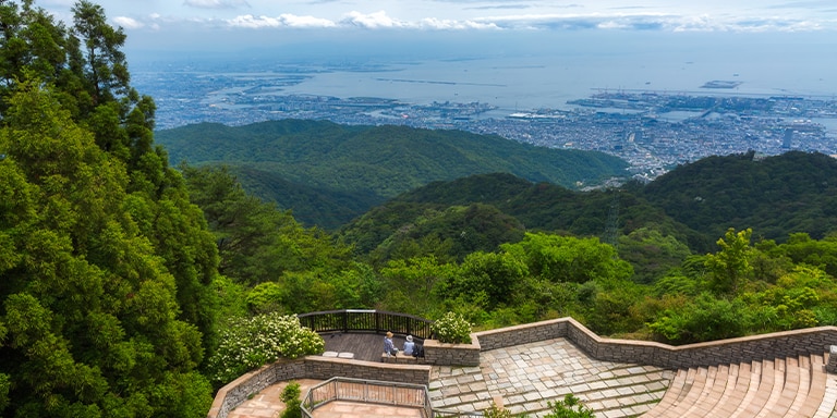 A glória do Monte Rokko