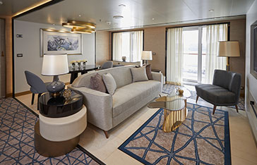 Splendor Suite an Bord der Seven Seas Splendor