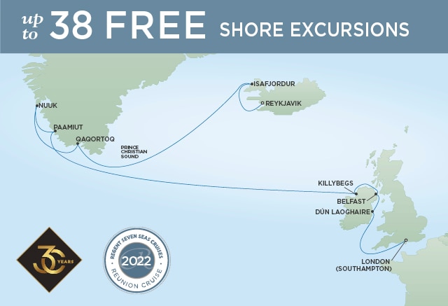 魅惑のグリーンランドとアイスランド 15泊 22年07月15日出発 Seven Seas Voyager Regent Seven Seas Cruises 魅惑のグリーンランドとアイスランド 15泊 22年07月15日出発 Seven Seas Voyager Regent Seven Seas Cruises