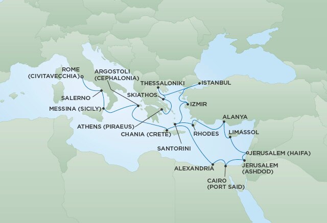 mediterranean cruise in october 2023