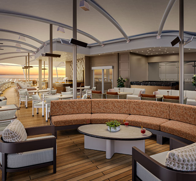 new dining venue rendering aboard prestige